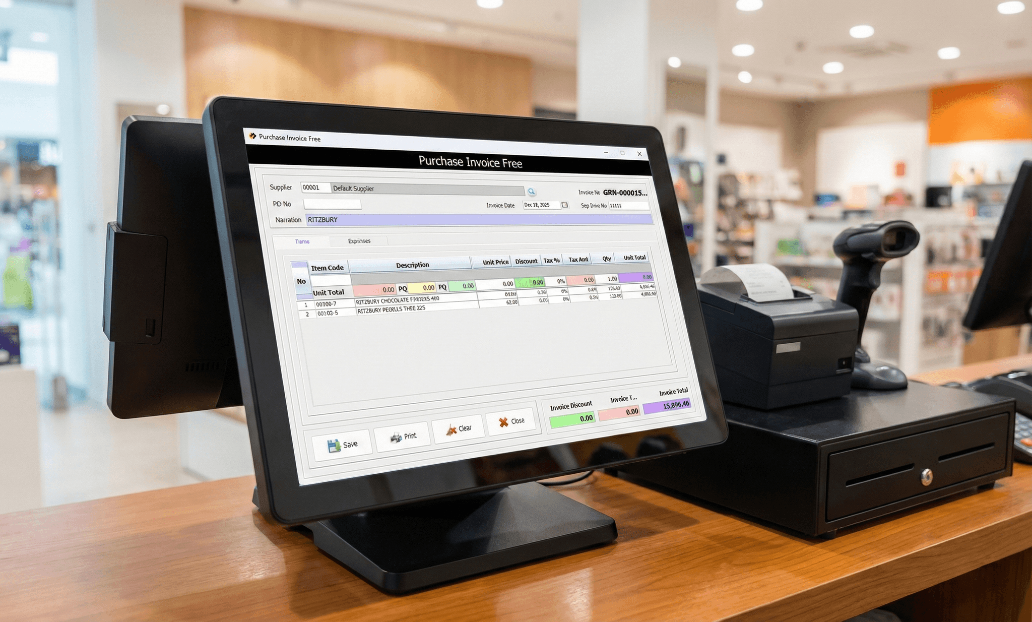 Supermarket Management Software Screenshot